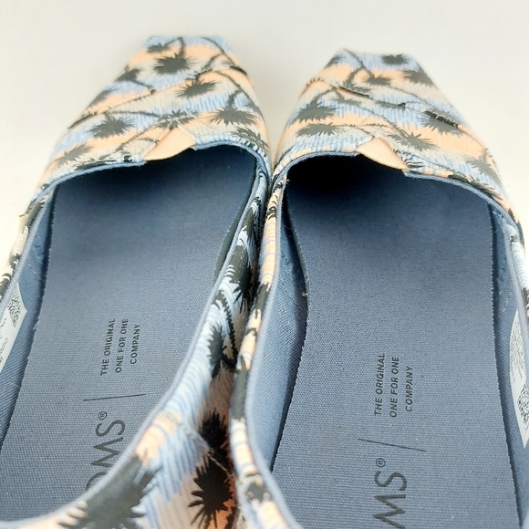 TOMS Alpargata Women's Slip-On Loafers Multi Joshua Tree print Size 7.5 - Picture 7 of 9